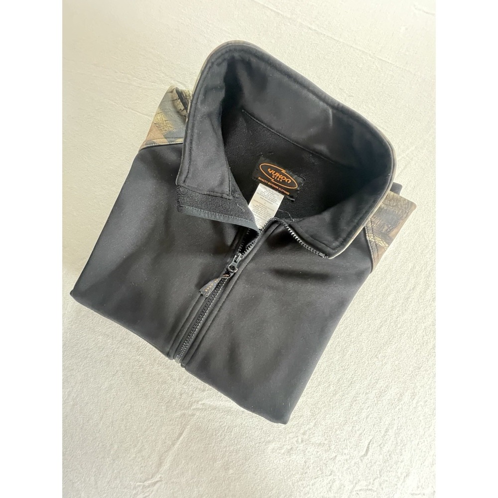Yukon Gear Mossy Oak Break -Up Infinity Soft shell Jacket SZ L Fleece Lined